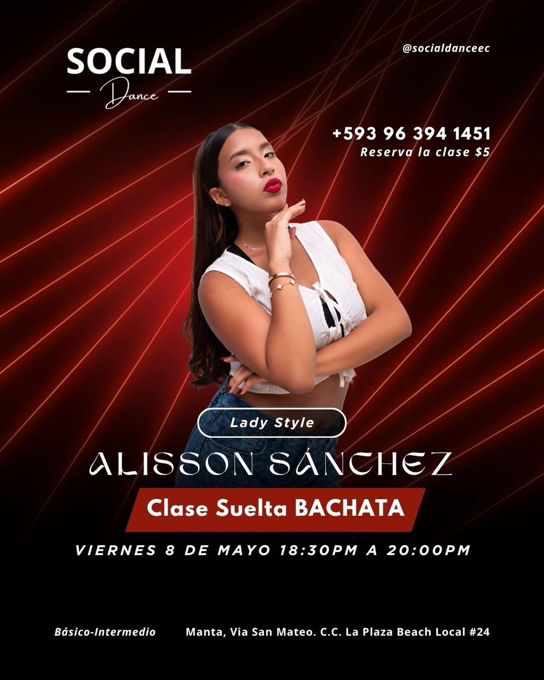 CLASE SUELTA - TALLER LADY STYLE BACHATA CON ALISSON SANCHEZ