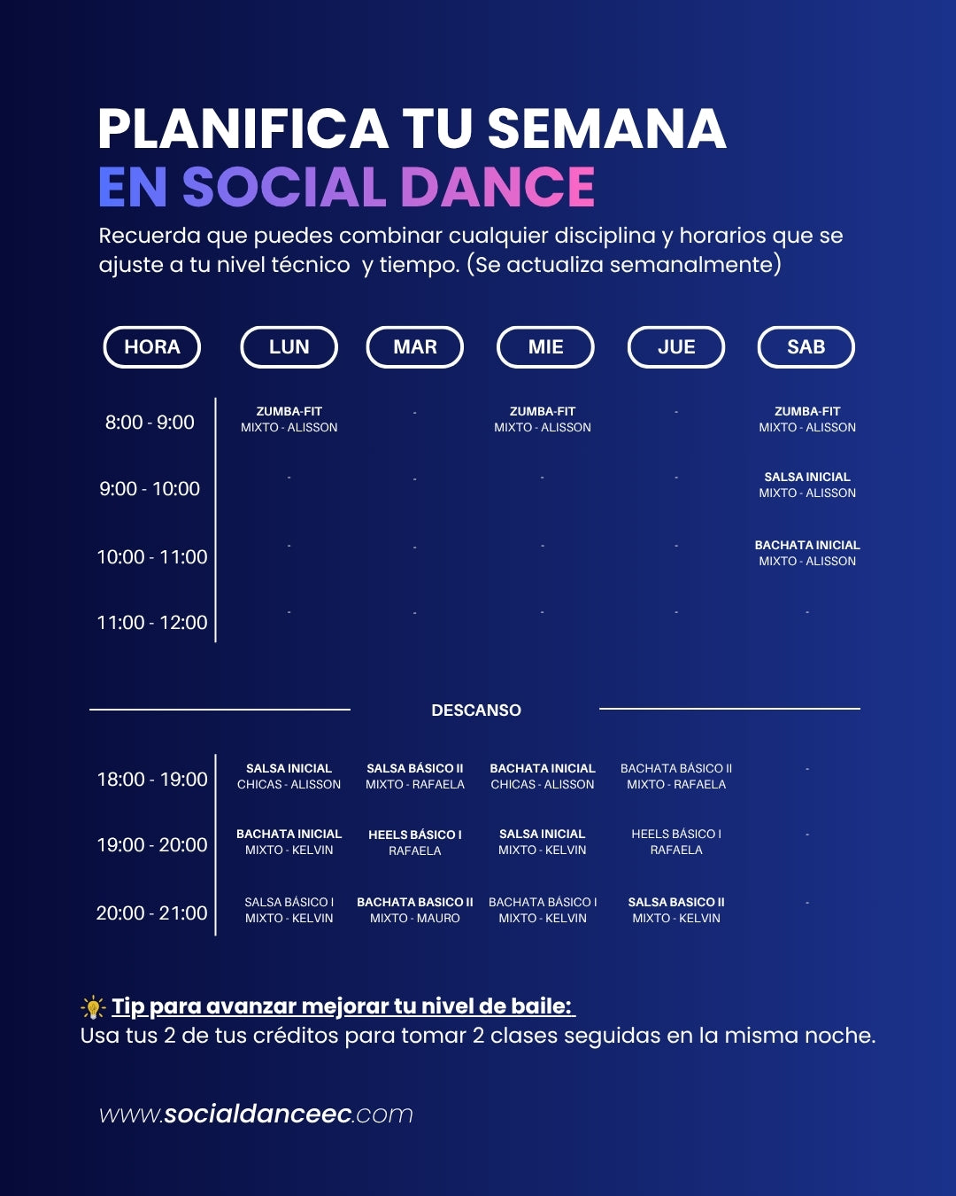 CLASES DE BAILE