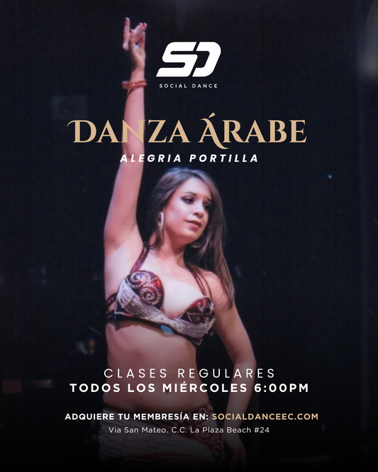 MIÉRCOLES DE DANZA ÁRABE CON ALEGRIA PORTILLA