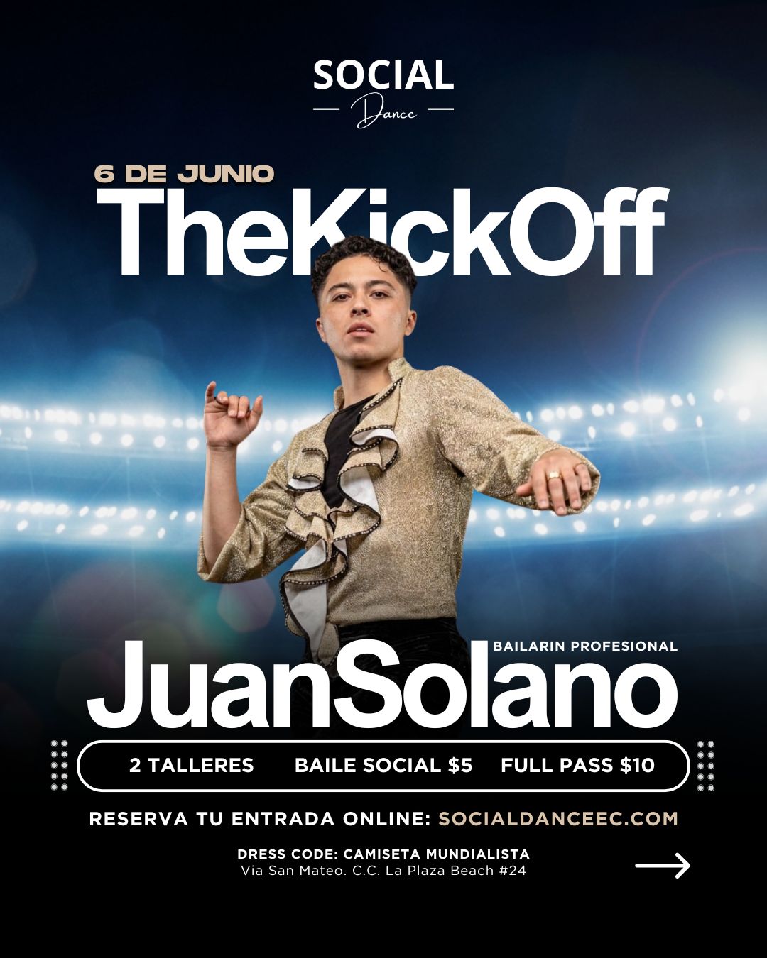 EVENTO THEKICKOFF - TALLERES + SOCIAL CON JUAN SOLANO